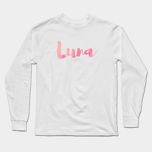 Luna Long Sleeve T-Shirt by ampp